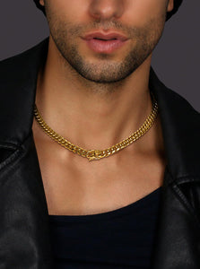 hiphop gold plated cuban design necklace chain