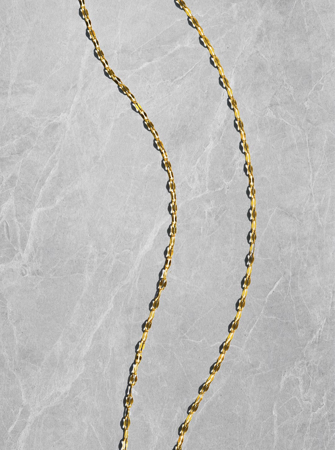 minimalist thin necklace for women in dainty style and gold tone