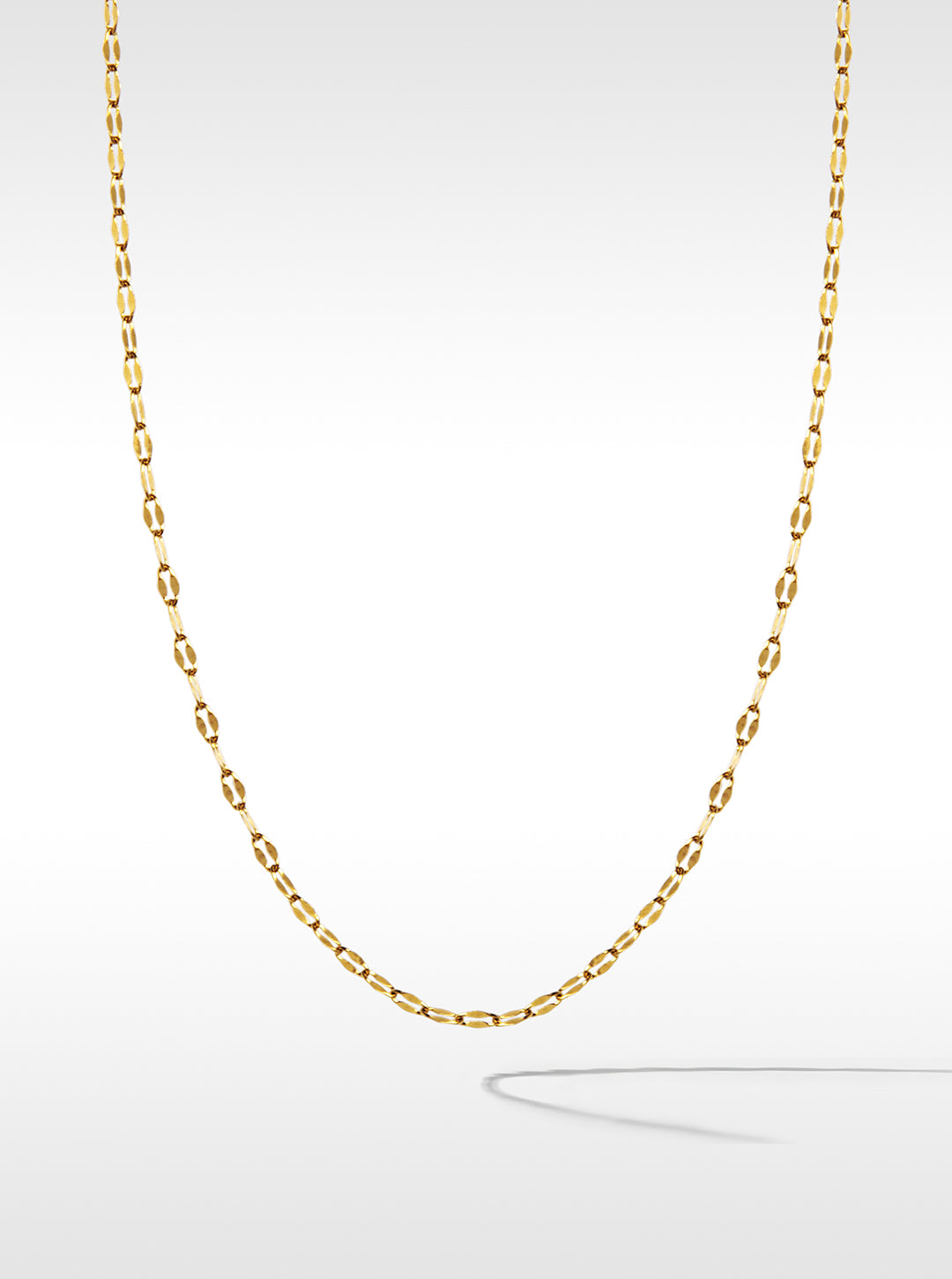 minimalist necklace for women in dainty style and gold tone